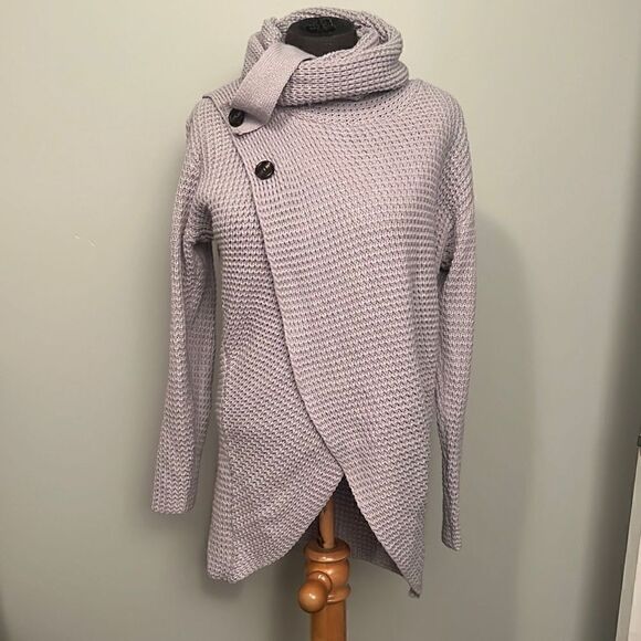 Women’s Cowl Neck Sweater  - Picture 1 of 6
